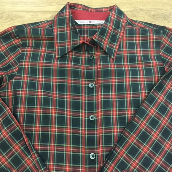 Tommy Hilfiger Structured Silk Women’s Button Up Size 8 shirt blouse - Picture 9 of 12